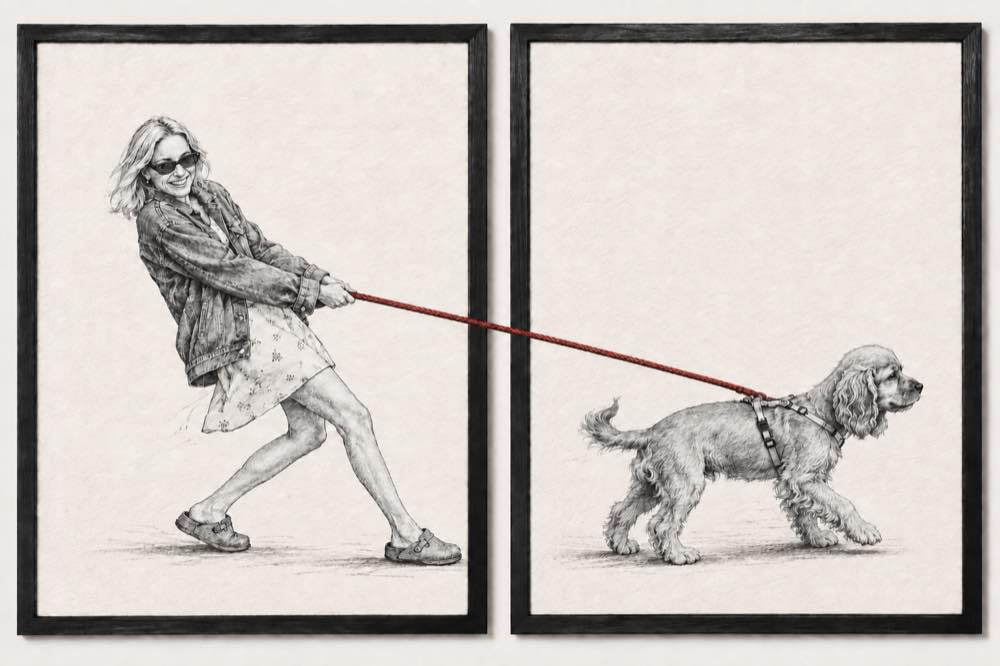 The Pull example composition